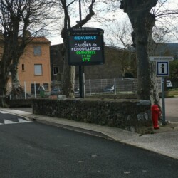 Affichage à Caudies de Fenouilledes (66)