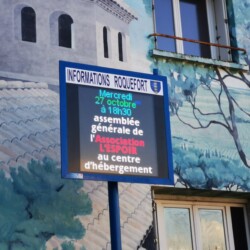Affichage à Roquefort des Corbieres (31)