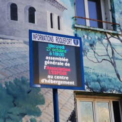 Affichage à Roquefort des Corbieres (31)